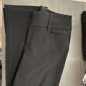 Black bootcut dress pants